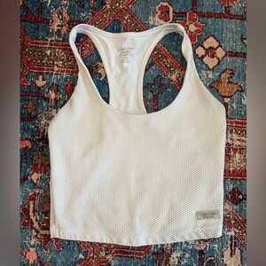 Calvin Klein white performance tank top
